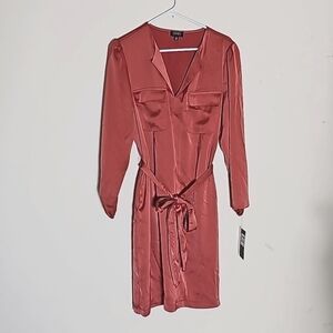 Jones New York Women's Long sleeve Belted Dress Size 10